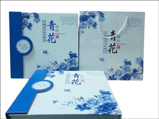 陶瓷U盘 青花(huā)筆(bǐ)套装 成都礼品定制